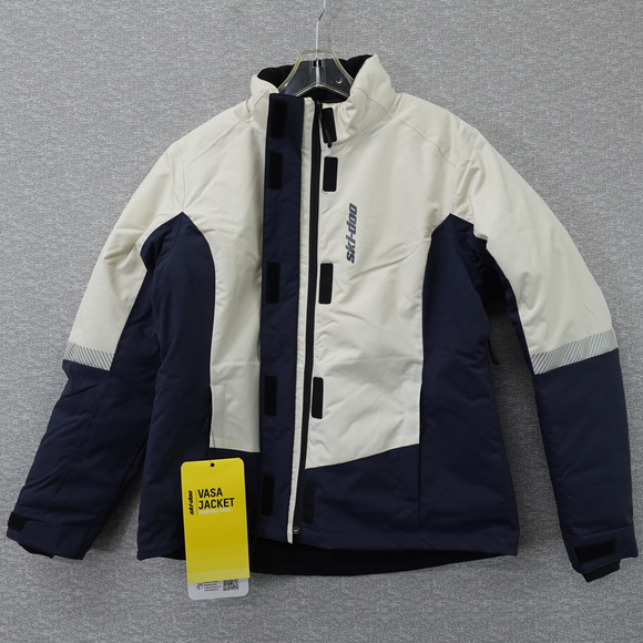 Ski-Doo Woman's Vasa Snowmobiling Jacket Ivory - Medium - Picture 3 of 15